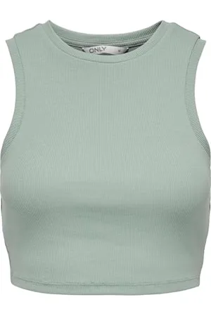 ONLY Onlvilma S/L Cropped Tank Top Jrs Noos Canotta, , XL Donna
