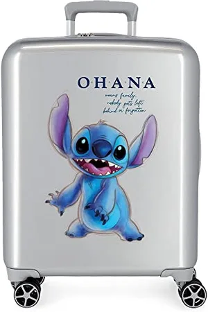 Disney Stitch Bagagli- Bagaglio a mano Unisex - Bambini e ragazzi Grigio