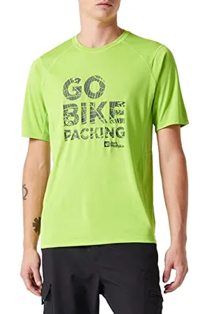 Jack Wolfskin Morobbia Maglietta, Verde Fresco, M Uomo