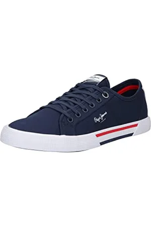 Pepe Jeans Brady Men Basic, Scarpa da Ginnastica Uomo, Blu (Blu Marino), 46 EU