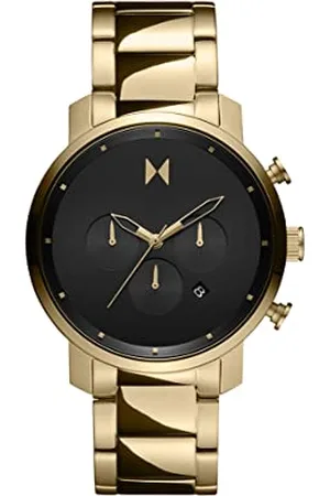 MVMT Orologio con Cronografo al Quarzo da uomo con cinturino in acciaio inossidabile dorato - 28000290-D