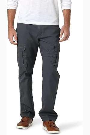 Wrangler Relaxed Fit Stretch Cargo Pant Pantaloni Casual, Antracite Twill, 36W x 30L Uomo