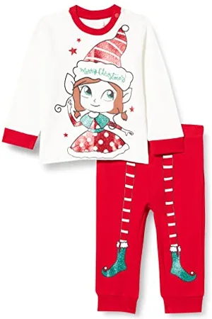 chicco Confezione regalo: pigiama lungo Natale , Bambine e ragazze, (424), 12 mesi