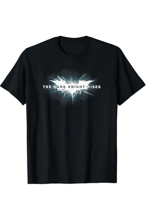 Batman The Dark Knight Rises Cracked Bat Logo Maglietta