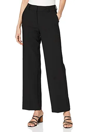 SELECTED SLFRITA MW Wide Pant Black B Noos Pantaloni, , Taglia Unica Donna