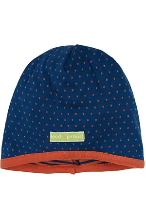 loud + proud Double Face, Certificato GOTS Berretto, , 45-48 Unisex-Bambini e Ragazzi