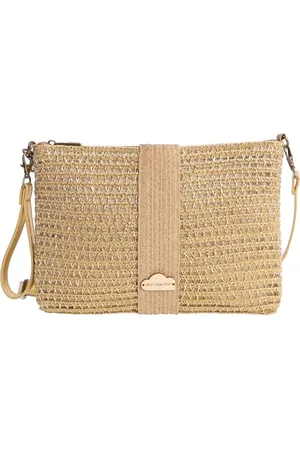 Don Algodon Pochette Donna paglia con cerniera elegante - borsa spiaggia donna - borsa paglia donna - borse di rafia fatta a mano - borsa paglia mare - borsa spiaggia donna - borsa rafia - Elvas