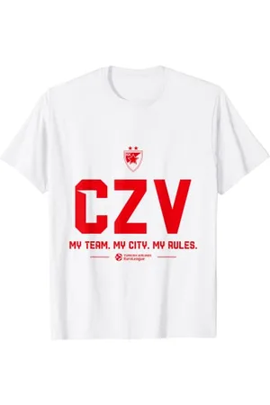 Euroleague Teams - Crvena Zvezda MTS Belgrade Maglietta