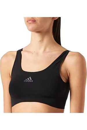 adidas LG Scoop Lounge Bra Bustino, Opaco, Nero, XXL Donna