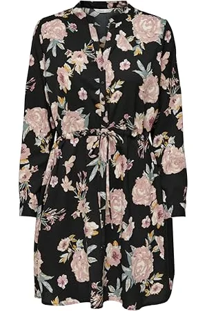 ONLY Onlcory L/S V-Neck Tunic Wvn Noos, Vestito Donna, ( /AOP:Groundbreaker Floral), XS