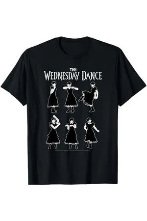 Wednesday The Dance Moves Tutorial Maglietta