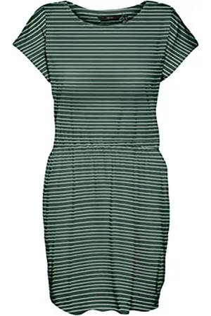 VERO MODA Vmluna SS Short Dress Noos Vestito, , M Donna