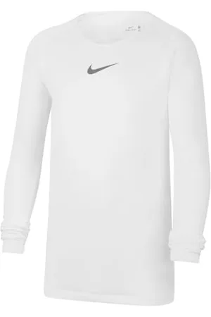 Nike Park First Layer Top Kids, Maglia Termica Maniche Lunghe Bambino, Bianca, s
