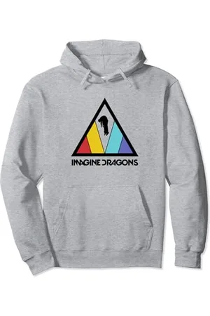 Imagine Dragons Immagina Draghi Triangolo Logo Felpa con Cappuccio