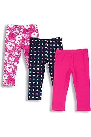 chicco Set Di Leggings Stile Capri In Cotone, Pantaloni sportivi Bambine e ragazze, , 3 anni