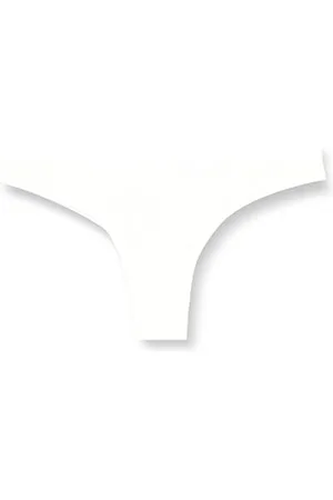 Emporio Armani Iconic Microfiber Logoband 2-Pack Brazilian Brief, Slip Donna, (Yogurt), M