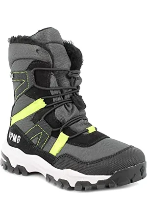Primigi PWK GTX 84224, Stivali da scalate, Unisex - Bambini e Ragazzi, Multicolore (Nero/Grigio), 34 EU