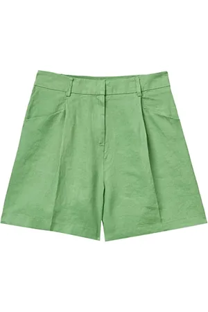 Benetton Short 4AGHD900K Pantaloncini, , 40 Donna