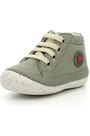 Kickers SONISTREET, Stivaletto Unisex-Bambini, Kaki Vert, 18 EU
