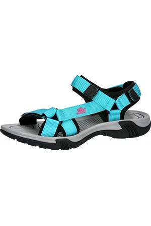 LICO Limnos V, Sandali Donna, Turchese/Nero, 39 EU