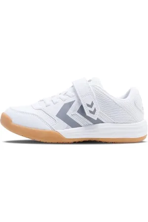 Hummel MULTIPLAY Stable VC JR, Scarpe da Ginnastica, White/Grey, 28 EU