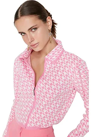Trendyol Cardigan da Donna con Colletto con Risvolto Standard Maglione, , S