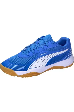 PUMA Solarflash III Jr, Indoor Court Shoe, Team Royal White, 34.5 EU