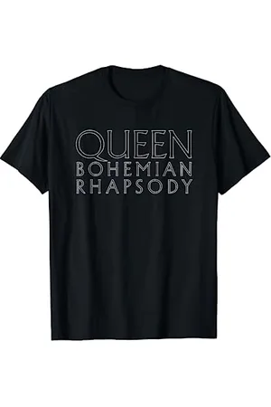 Queen Maglietta Bohémien Rhapsody Ufficiale, Unisex, , Manica Corta, S, Cotone, 100% Cotone