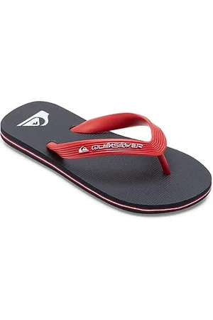 Quiksilver Molokai Core Youth, Sandalo, Blu, Rosso e Blu, 29 EU