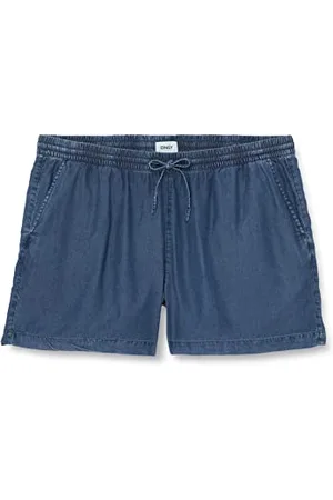 ONLY Onlpema Life Lyocell DNM Shorts Noos Pantaloncini, , XX-Small Donna