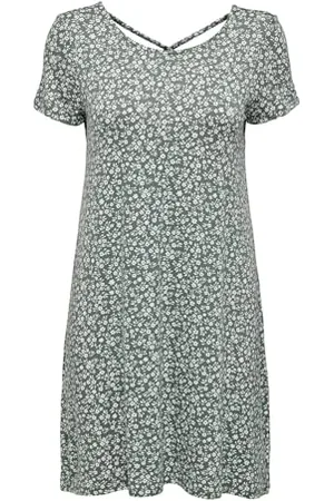ONLY Onlbera Back Lace Up S/S Dress Jrs Noos, Vestito, Donna, , XS