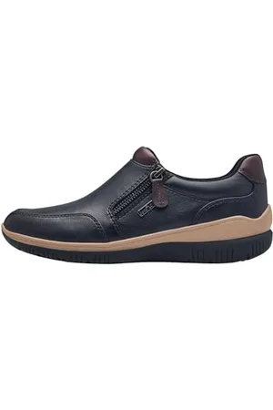 Jana Ciabatte da Donna 8-24770-43, Mocassino, Blu Scuro, 39 EU Larga