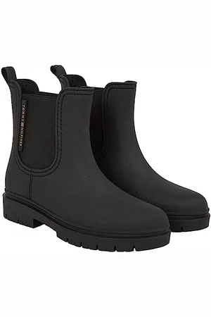 Tommy Hilfiger Stivali in Gomma Donna Essential Rainbootie Mezza Altezza, (Black), 37 EU