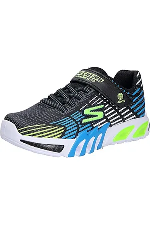 Skechers Flex-glow Elite, Sneaker Bambini e ragazzi, Black A, 23 EU