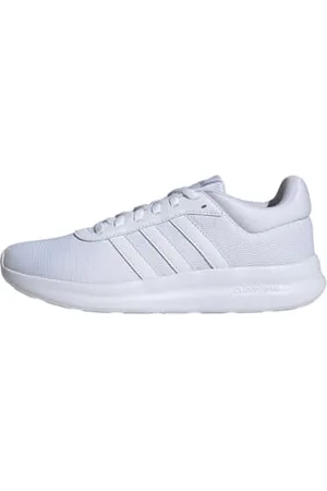 adidas Lite Racer 4.0 Shoes, Scarpe Donna, Cloud White/Cloud White/Grey Two, 41 1/3 EU
