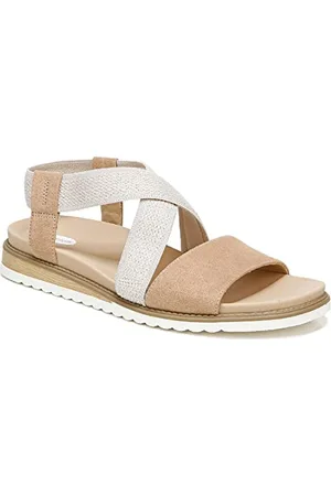 Scholl Islander - Sandali bassi da donna con fascia, 38.5 EU