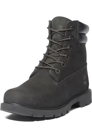 Timberland Linden Woods WP 6 inch, Stivali alla Moda Donna, Black, 37.5 EU Larga