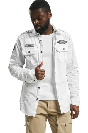 Brandit Luis Vintage Shirt Long Sleeve, Uomo, , S