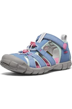 Keen Seacamp 2 CNX, Sandali, Unisex - Bambini e ragazzi, Blu (Coronet Blue/Hot Pink), 34 EU