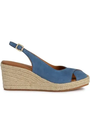 Geox D Panarea A, Sandali con Zeppa Donna, , 37 EU