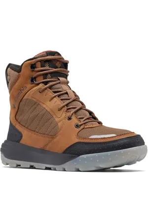 Columbia Portlander Boot Omni-Heat Infinity, Stivali da neve Uomo, Dark Brown/Spice , 45 EU