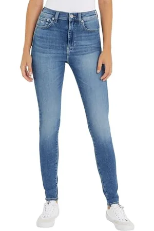 Tommy Hilfiger Sylvia HGH SSKN BH1238 DW0DW17591 Pantaloni di Jeans, ( Medium), 24W / 28L Donna