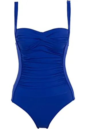 DeFacto W6050AZ, Costume da Bagno, Donna, Blu, L
