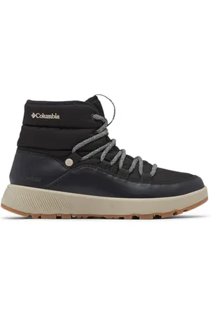 Columbia Slopeside Village Omni-Heat Mid, Stivali da neve Donna, Black/Silver Sage 2024 , 36 EU