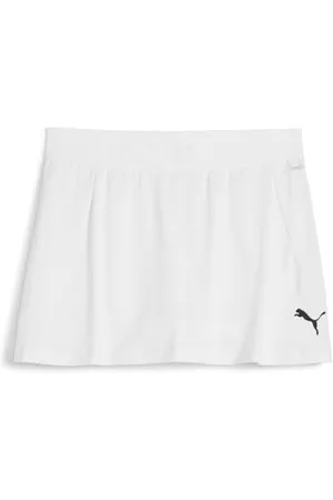 PUMA TeamGOAL Skirt Gonna, White Black, L Adulti Unisex