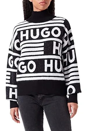 HUGO BOSS Sismina Maglione, Nero1, S Donna