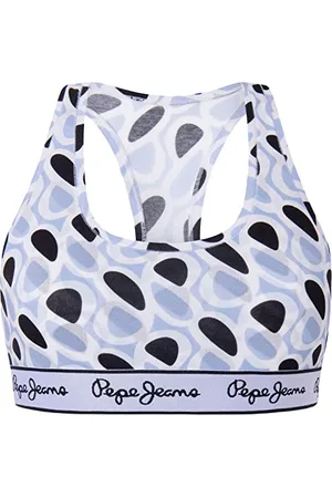 Pepe Jeans P Print Rb Brlt, Reggiseno Donna, (Navy),S