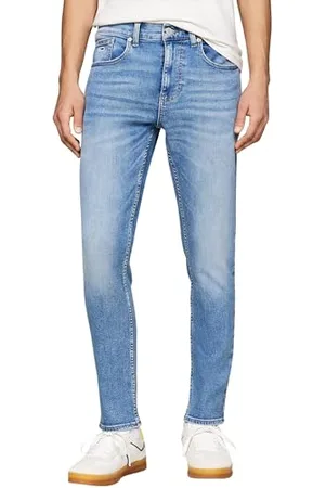 Tommy Hilfiger Uomo Jeans Austin Slim Fit, Blu ( Medium), 32W/30L