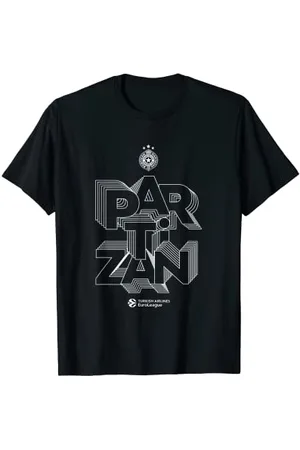 Euroleague Partizan Belgrade Black Maglietta