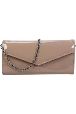 Buffalo Secco Patent , Pochette Donna, Einheitsgröße